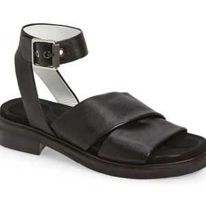 Rag & Bone Slayton Sandal Blk Sz 37.5 fits sz 7